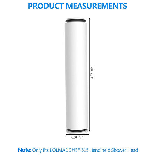 KOLMADE HSF-315 Showerhead Replacement Filter