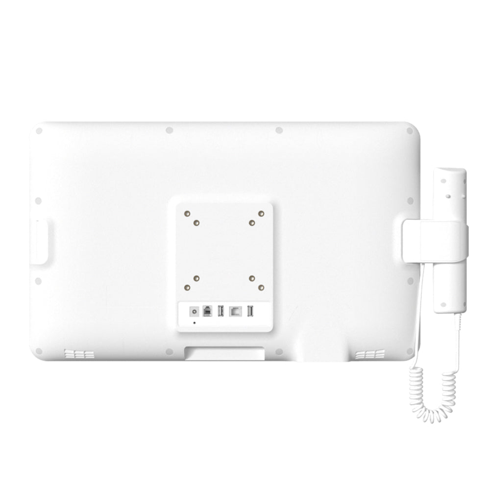 Hitekon MT2199 Smart Bedside Terminal rear image with input and mounting points