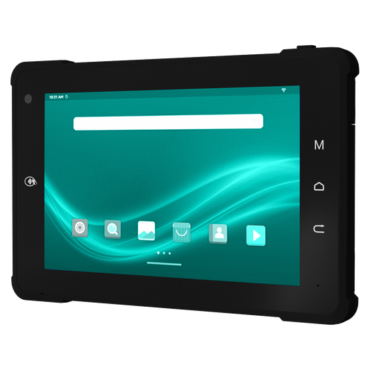Hitekon Q777 Mobile Rugged Tablet on home screen